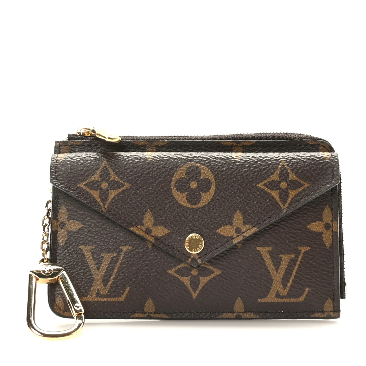 Monogram Recto Verso Card Holder Black | FASHIONPHILE (US)