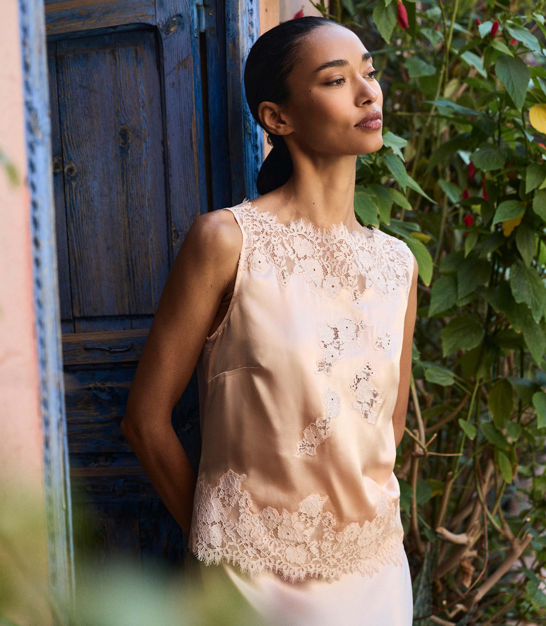 Viviane Top - Peach Sorbet | DÔEN | DOEN