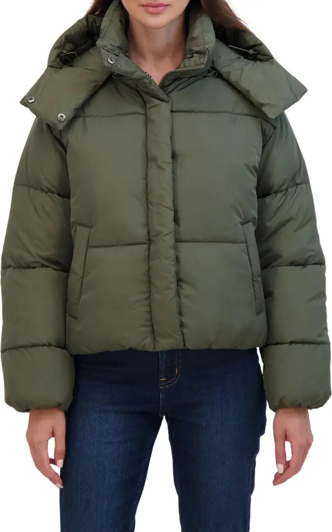 Short Hooded Puffer Jacket | Nordstrom Rack