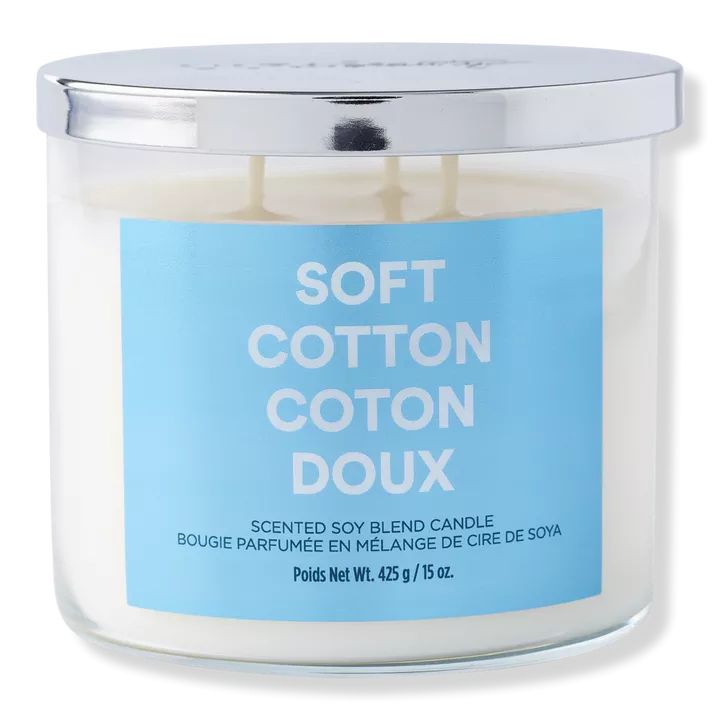Soft Cotton Scented Soy Blend Candle | Ulta