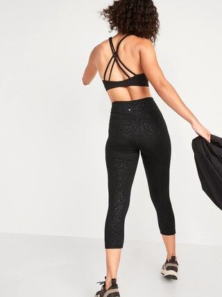 High-Waisted PowerPress Crop Leggings for Women | Old Navy (US)