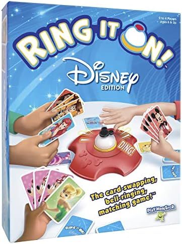 Disney Ring It On! -- The Card-swapping, Bell-Ringing, Matching Game! -- Ages 6+ -- 2-4 Players | Amazon (US)