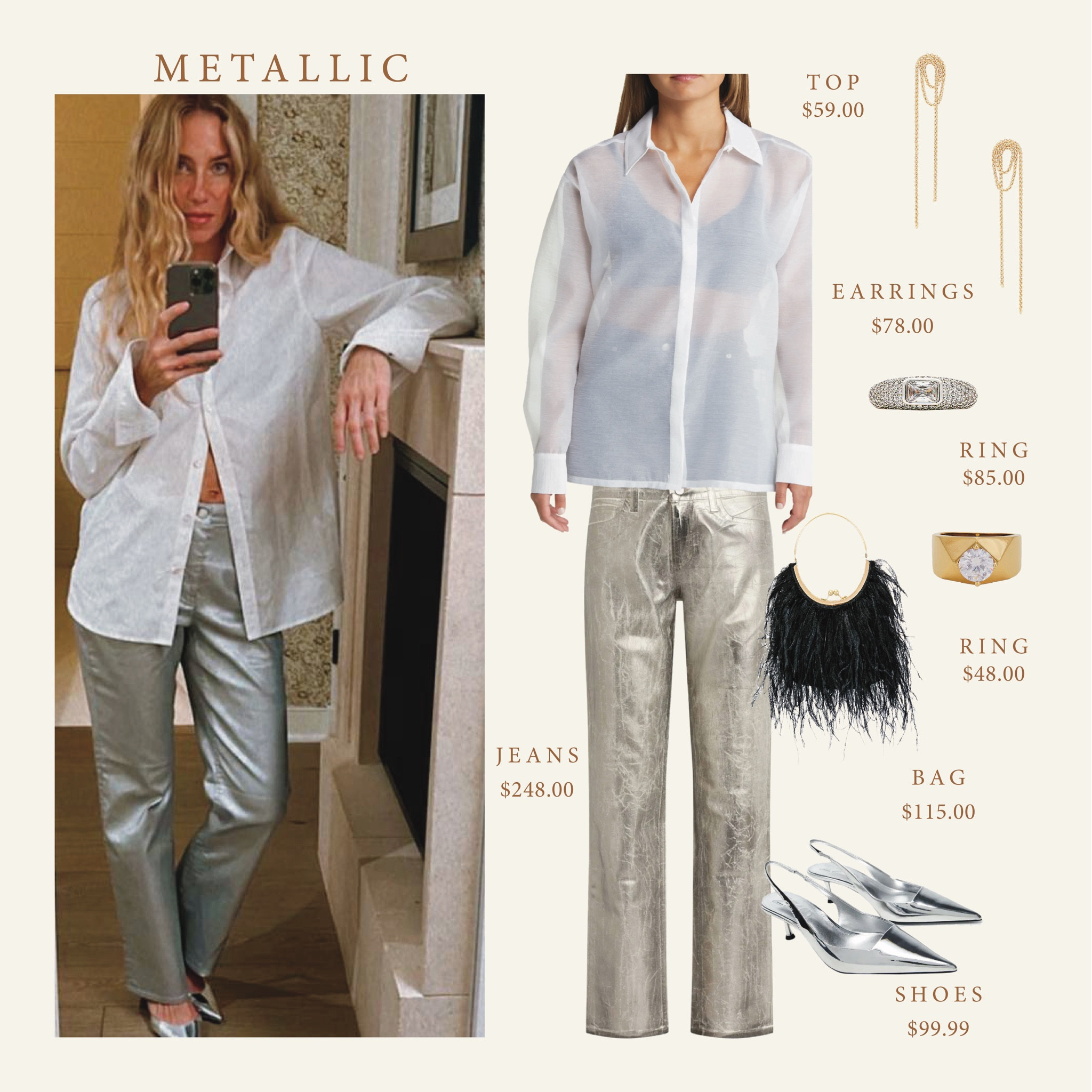 Another look for NYE that will take you through winter nights out...