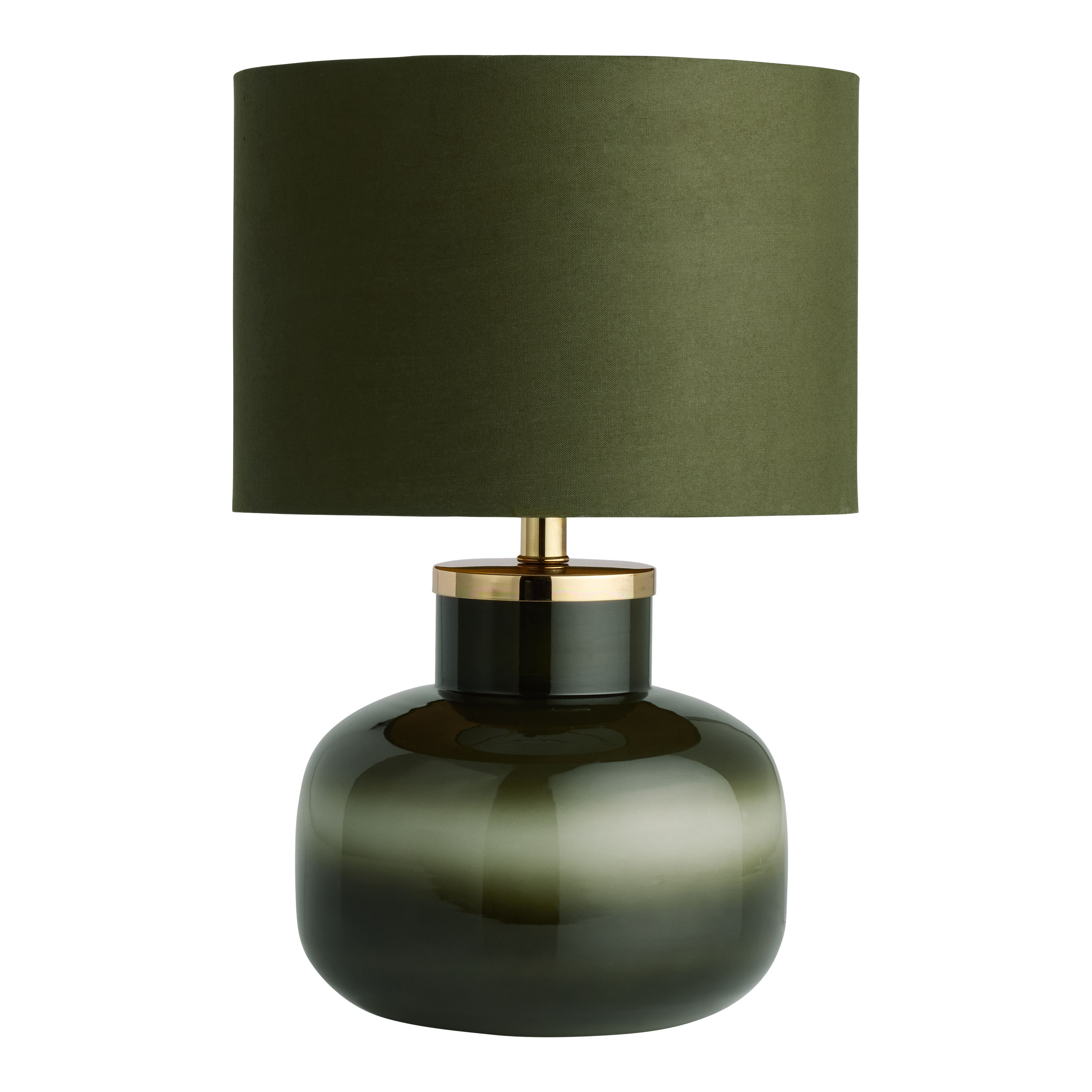 Seren Green Ombre Blown Glass Table Lamp | World Market