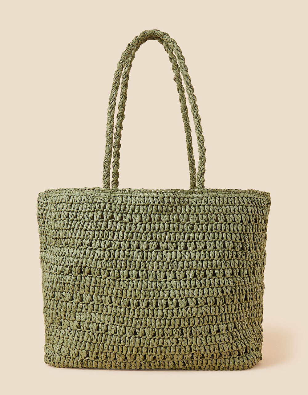 Large Raffia Shopper Bag | Accessorize (Global)