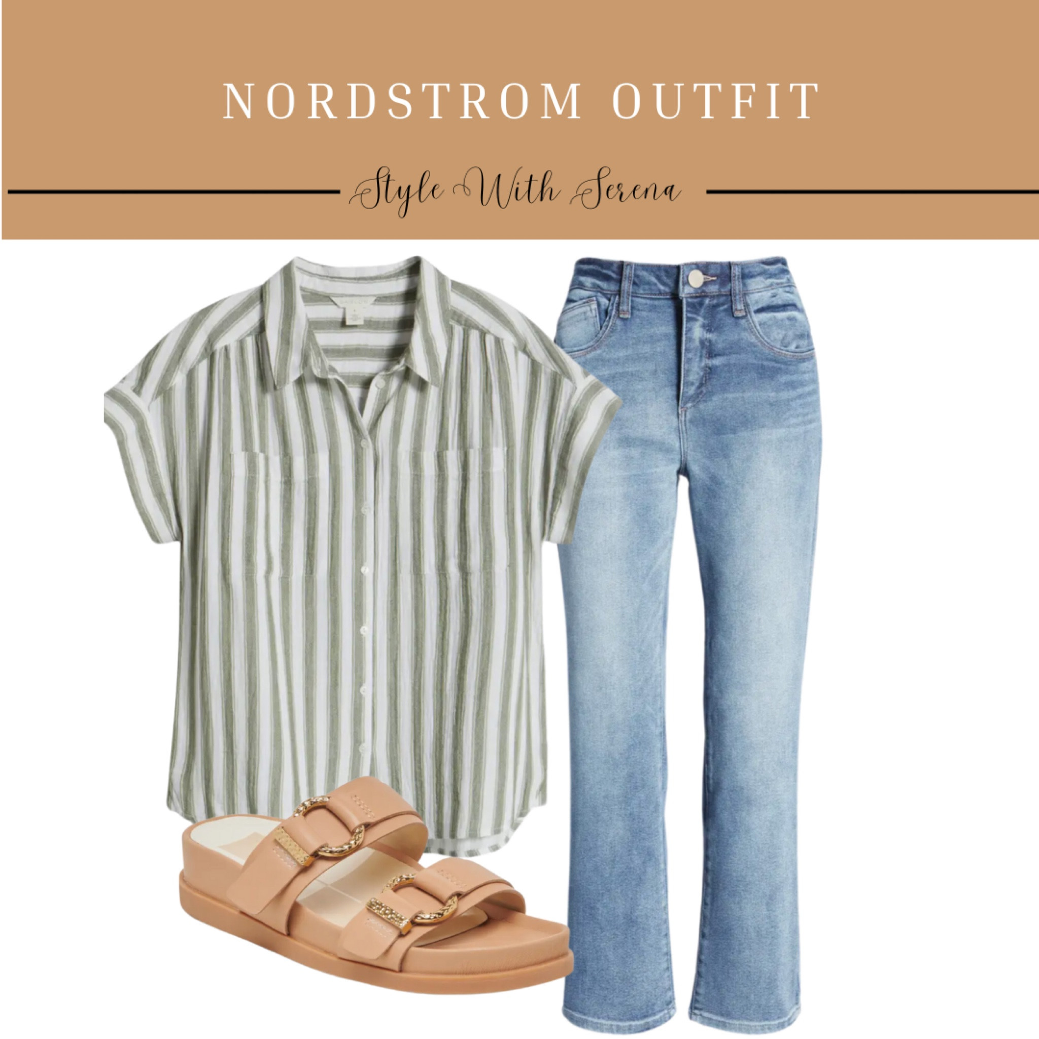 Nordstrom outfit, button up, jeans, denim, sandals, casual outfit, spring fashion, Nordstrom style 

#LTKOver40 #LTKStyleTip #LTKShoeCrush