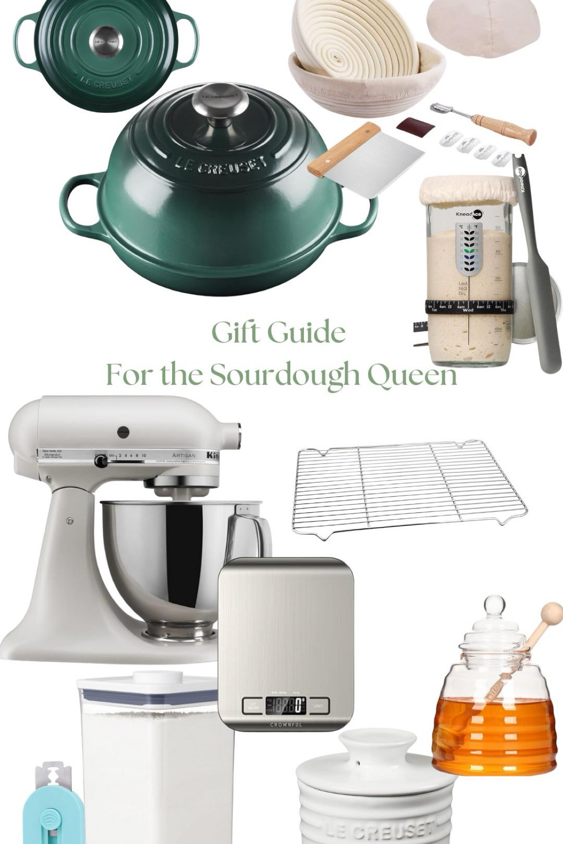 Is the world of sourdough-here is what to get someone you love who is just getting into it or already caught the sourdough bug!!

#LTKGiftGuide #LTKSeasonal #LTKHoliday