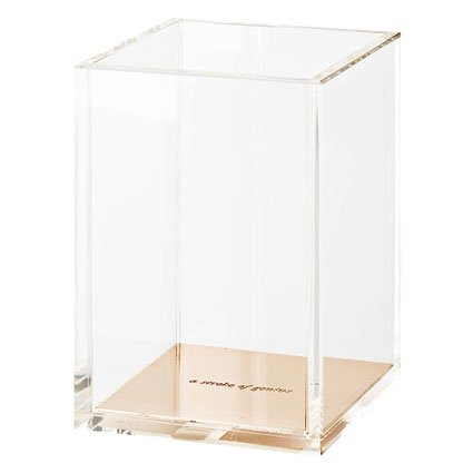 kate spade new york Acrylic Pencil Cup, Gold | Amazon (US)