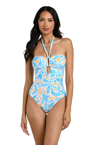 La Blanca Womens One Piece Swimsuit Bandeau Tummy Control Bathing Suit | Amazon (US)