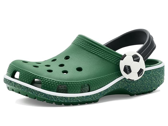 Crocs Kids Classic Graphic Clogs (Little Kid/Big Kid) Kids Shoes Soccer Ball : 2 Little Kid M, EVA/Synthetic | Zappos.com