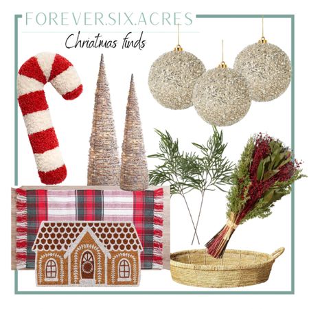 Everything I bought today from Target and Kirkland’s! Door mat and scatter rug are on sale right now! 

Candy cane pillow, Christmas decor, ornament, dried stems, scatter rug, door mat, ornament under 5, tree decor, table tray, front porch decor, pine stems, under 50, sale alert 



#LTKhome #LTKHolidaySale #LTKHoliday