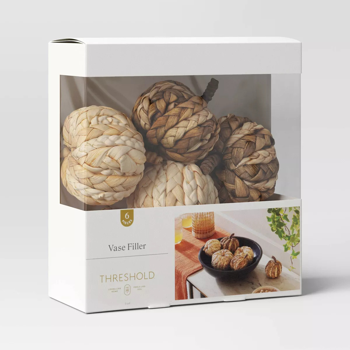 6pc Woven Pumpkin Decorative Filler - Threshold™ | Target