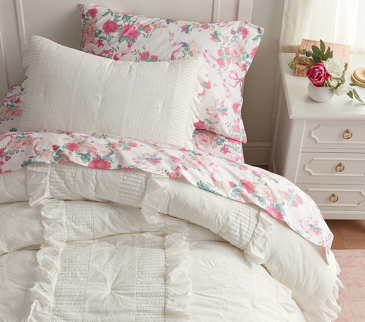 LoveShackFancy Eyelet Quilt & Shams | Pottery Barn Kids