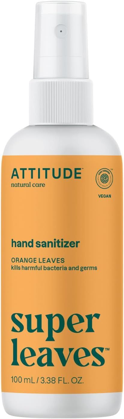 ATTITUDE Hand Sanitizer Spray for Adults and Kids, EWG Verified, Kills Bacteria and Germs, Vegan,... | Amazon (US)