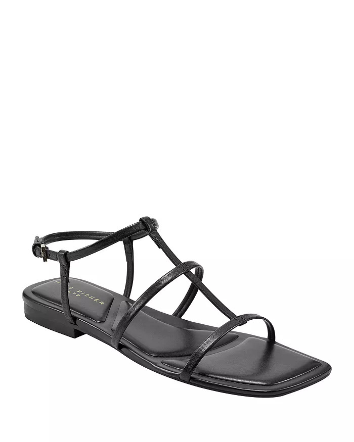 Women's Marris Square Toe Strappy Flat Sandals | Bloomingdale's (US)