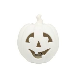 6.5" DIY LED Smiling Jack-O-Lantern Ceramic Accent by Make Market® | Michaels | Michaels Stores