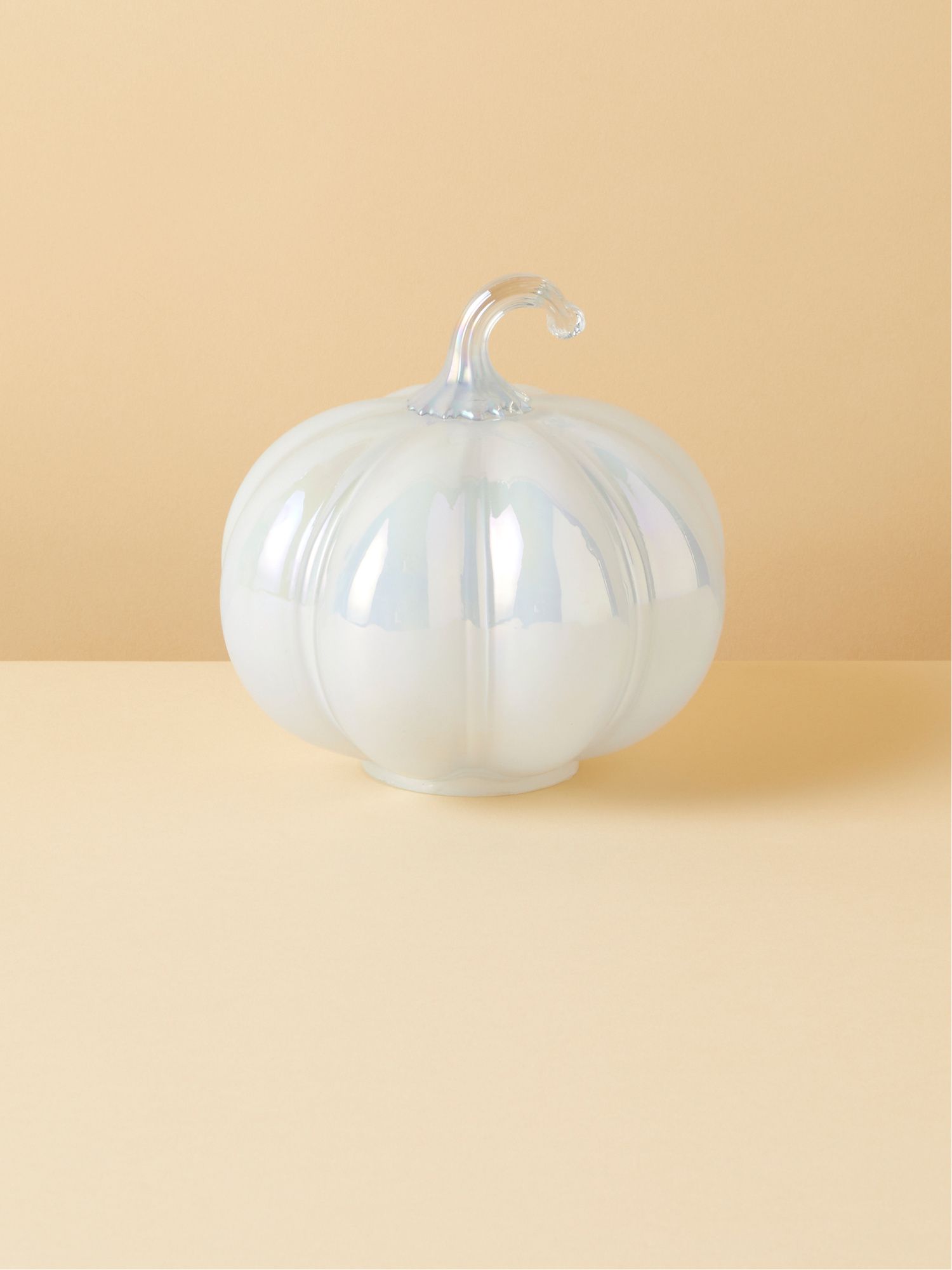 5x6 Glass Pumpkin With Stem | Seasonal Decor | HomeGoods | HomeGoods