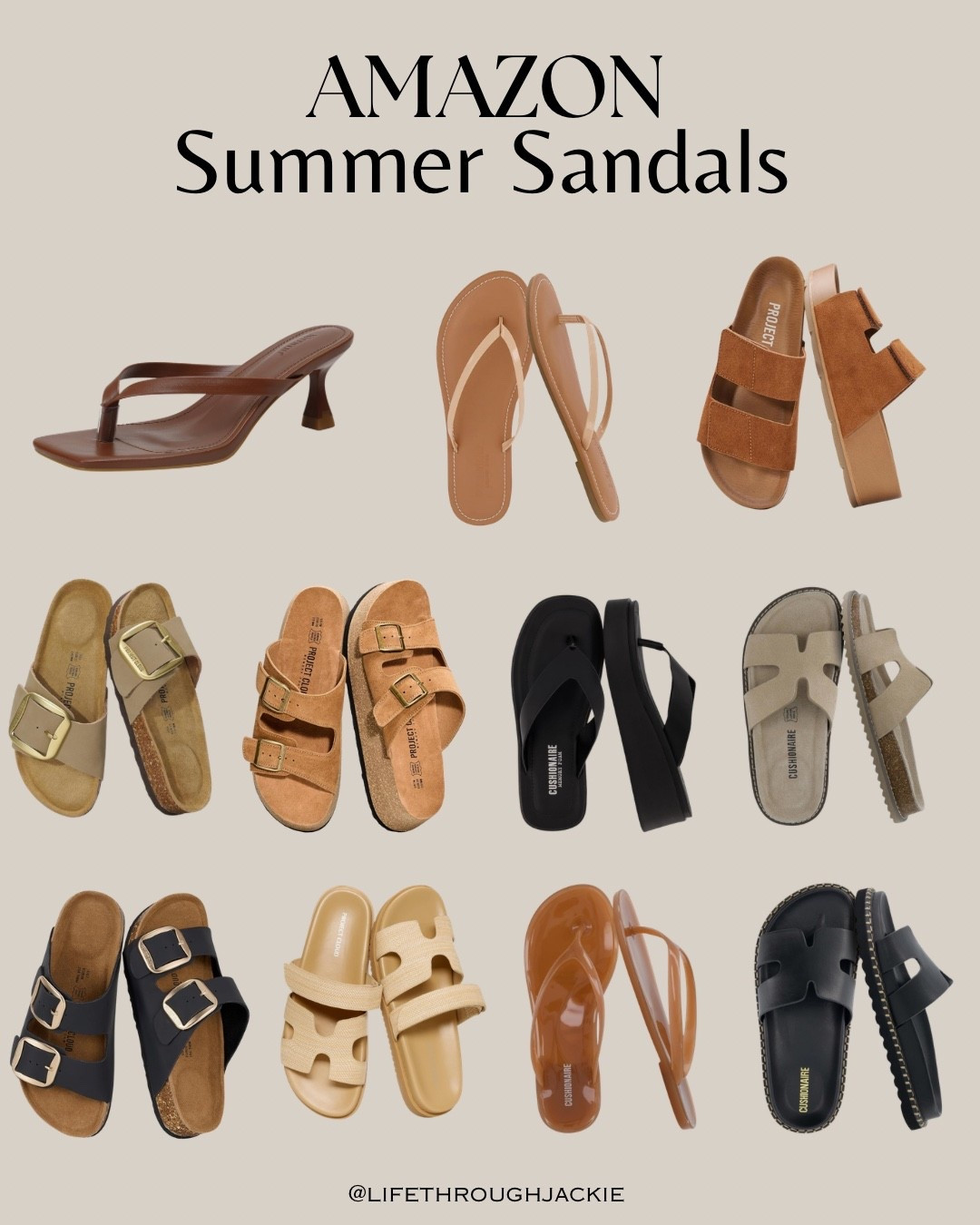 Amazon Summer Sandals @amazonfindsandfashion 
So many designer inspired sandal looks for less✨
#affordablesandals #summersandals #platformsandals #jellysandals #raffiasandals #suedesandals #kittenheels #thongsandals #slides #doublebandsandals #platformclogsandals #slideclogsandals #flatsandals #LTKOver50


#LTKTravel #LTKmomlife #LTKSeasonal