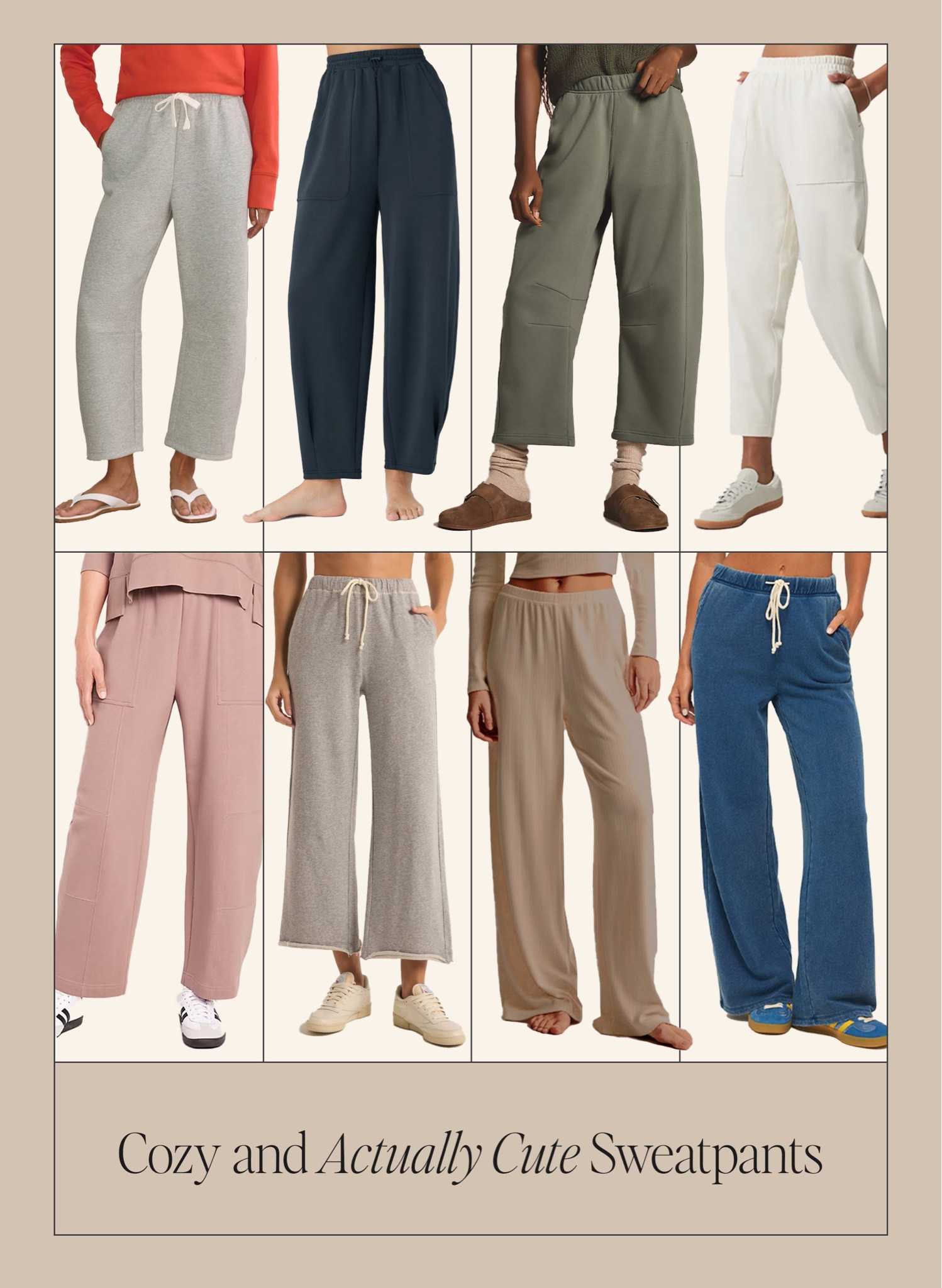 cozy sweatpants that are actually cute!! want them all

#LTKSeasonal #LTKStyleTip