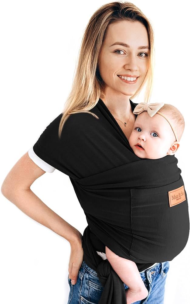 Baby Wrap Carrier Baby Carrier Newborn to Toddler Premium Cotton Baby Sling Baby Carrier Wrap Inf... | Amazon (US)