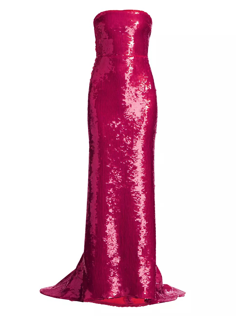 Strapless Sequin-Embroidered Gown | Saks Fifth Avenue