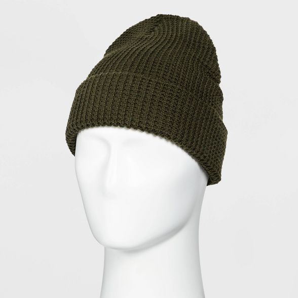 Waffle Knit Beanie - Goodfellow & Co™ Green One Size | Target