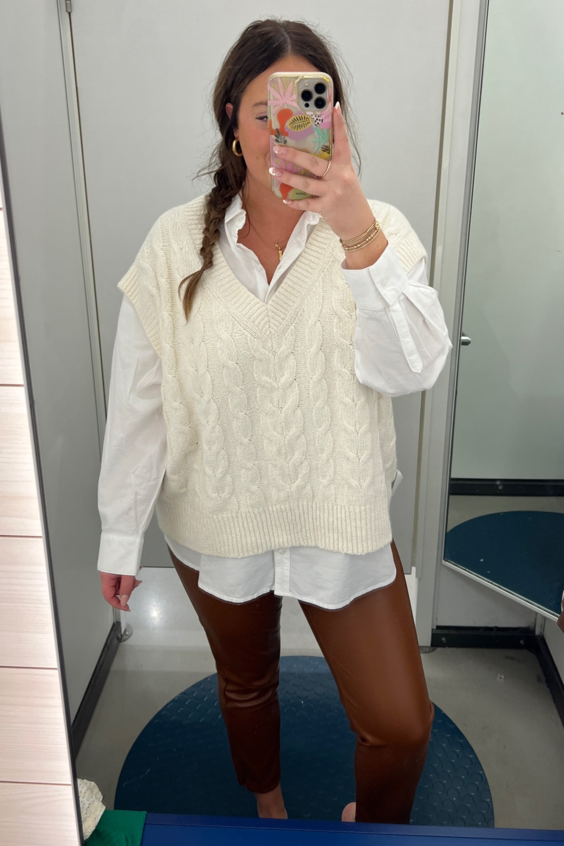 OLD NAVY SALE PICKS • if I still worked in person I would’ve gotten everything SO fast! Love the leather pants paired with the chunky knit vest (sadly sold out but linking similar) 

#LTKworkwear #LTKsalealert #LTKSeasonal