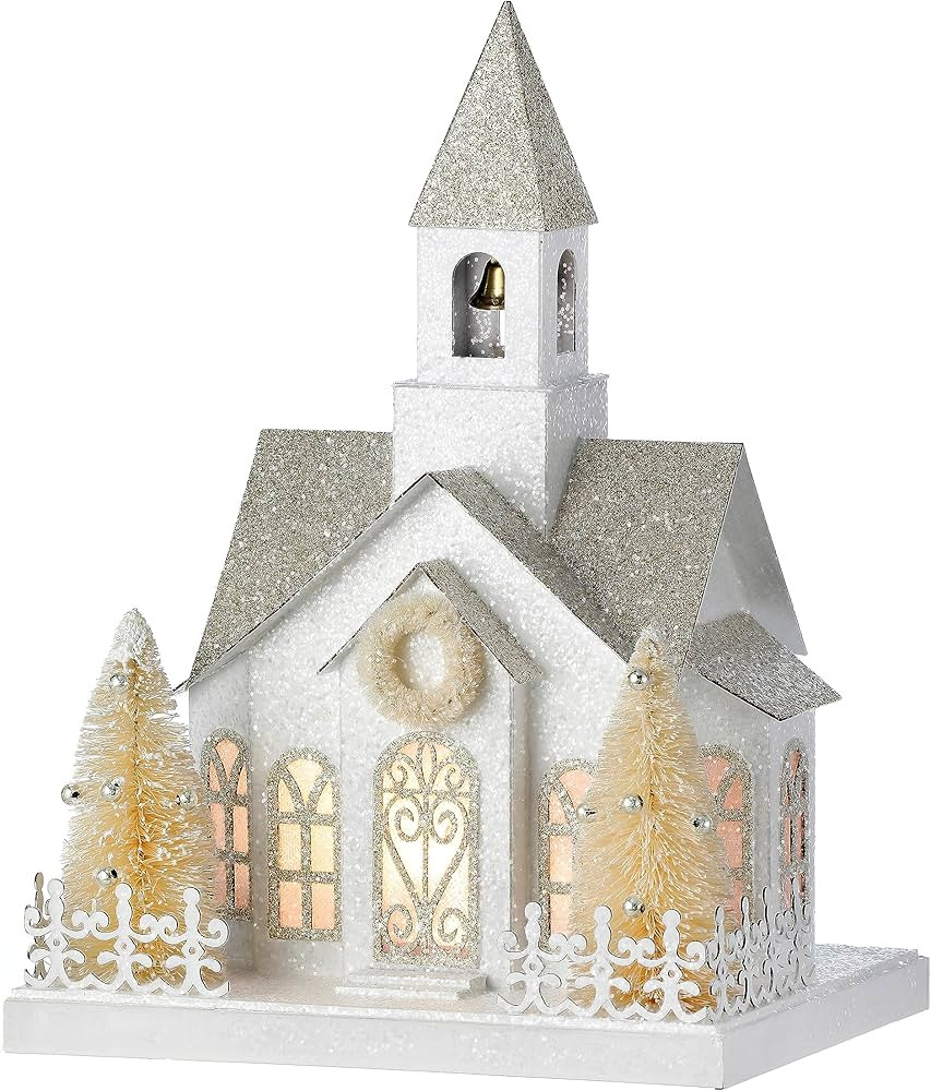 Regency International 11" Led/Bty TMR Crdbrd Vintage Snowy House | Amazon (US)