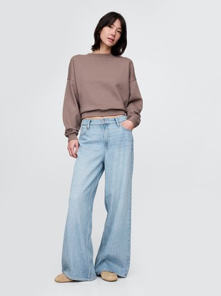 Curvy Mid Rise UltraSoft Baggy Jeans | Gap (US)