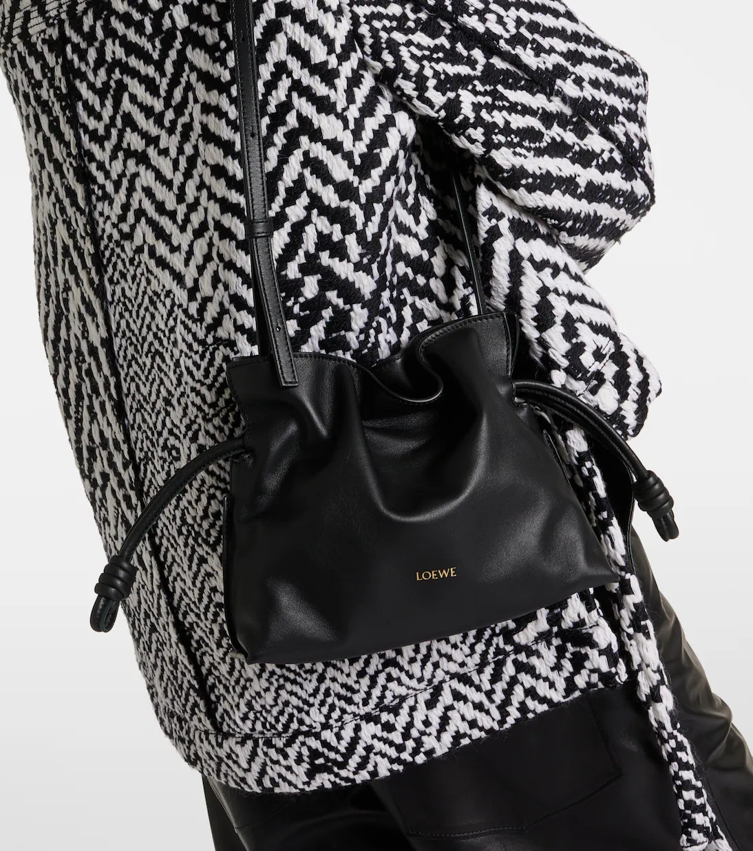 Flamenco Mini leather clutch | Mytheresa (UK)