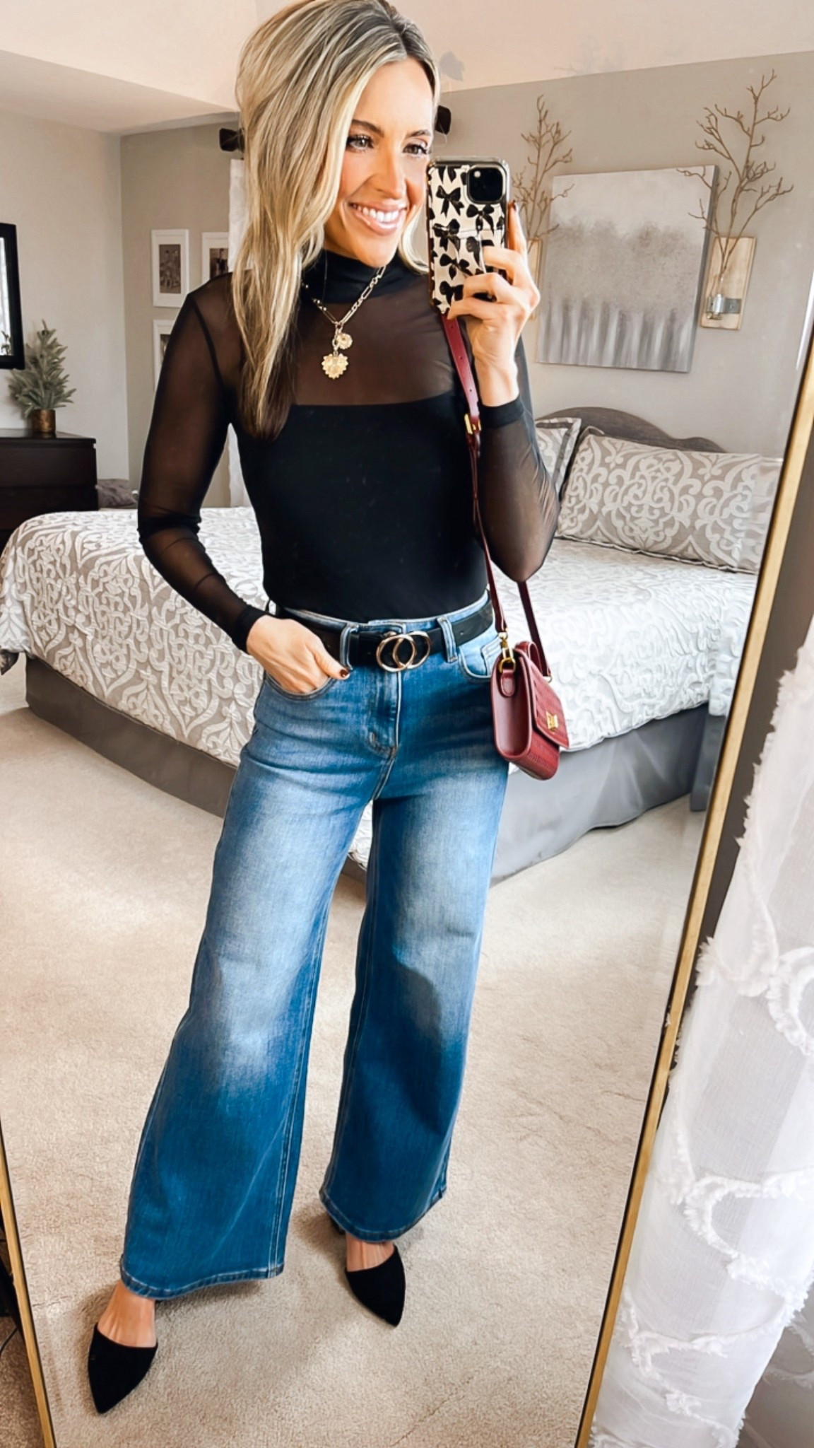 Love this tops to dress up any holiday look!! Regular length, not a bodysuit 

#LTKSaleAlert #LTKHoliday #LTKootd