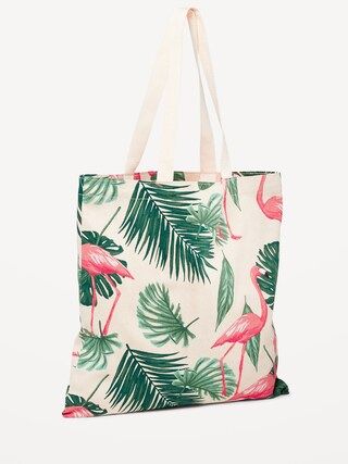 Printed Canvas Tote Bag for Women | Old Navy (US)