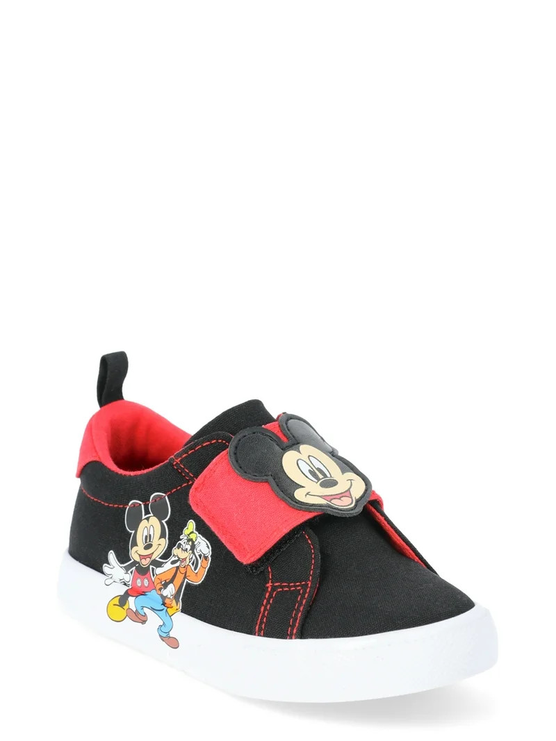 Mickey Mouse Toddler Kids Power-Strap Sneaker | Walmart (US)