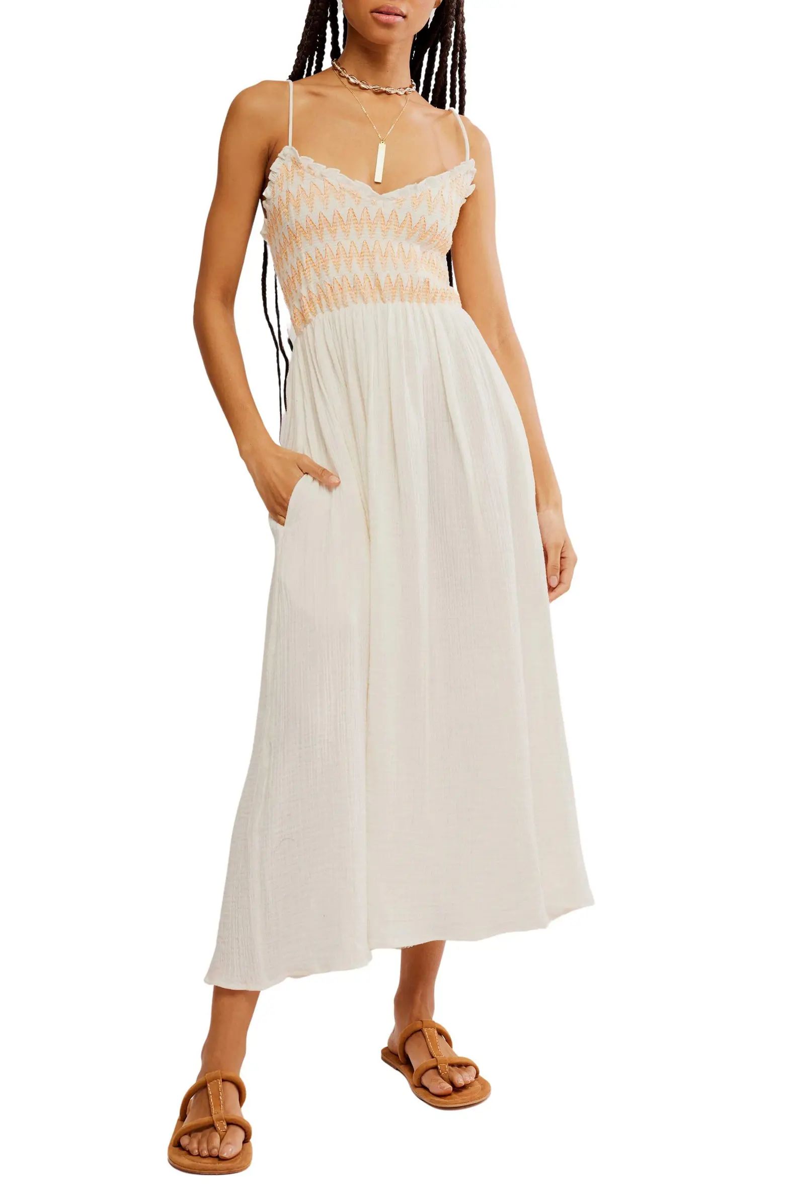 Free People Sweet Nothings Cotton Gauze Maxi Sundress | Nordstrom | Nordstrom