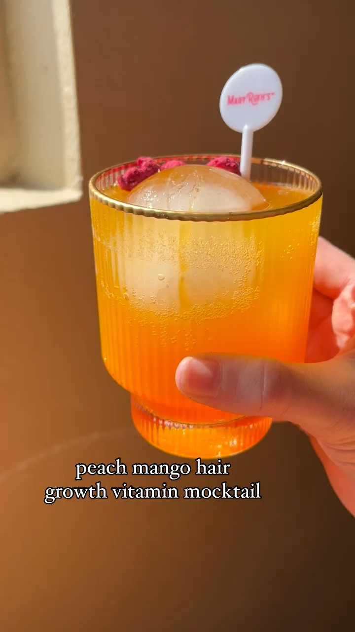 peach mango hair growth mocktail!! i love my mary ruth multivitamin + hair growth so much - it tastes amazing and i’ve started seeing a difference in my hair and skin after about a month of two of taking it!



#LTKVideo