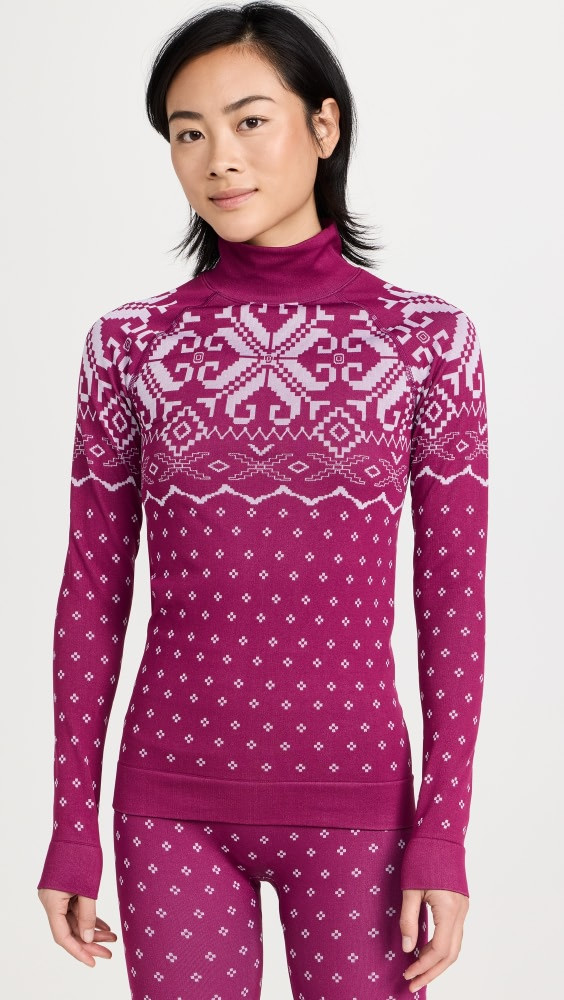 Sweaty Betty Modal Fair Isle Base Layer Top | Shopbop | Shopbop