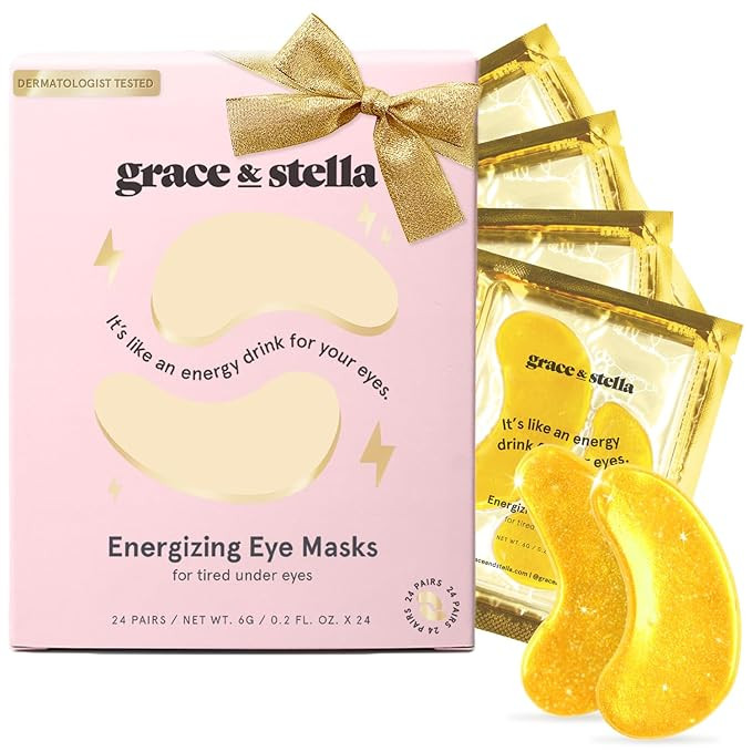 grace & stella Under Eye Mask - Christmas Gifts for Women, Christmas Gifts for Mom - Reduce Dark ... | Amazon (US)