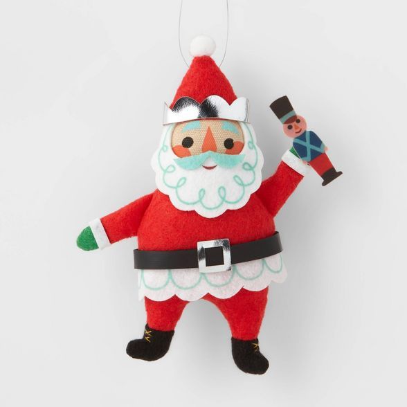 Santa with Nutcracker Christmas Tree Ornament - Wondershop™ | Target