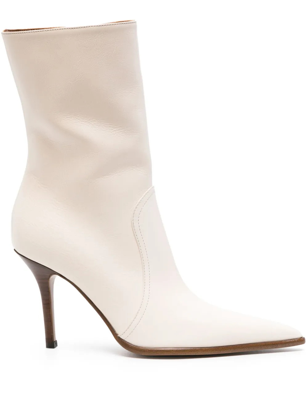 Ashley 95mm leather boots | Farfetch Global