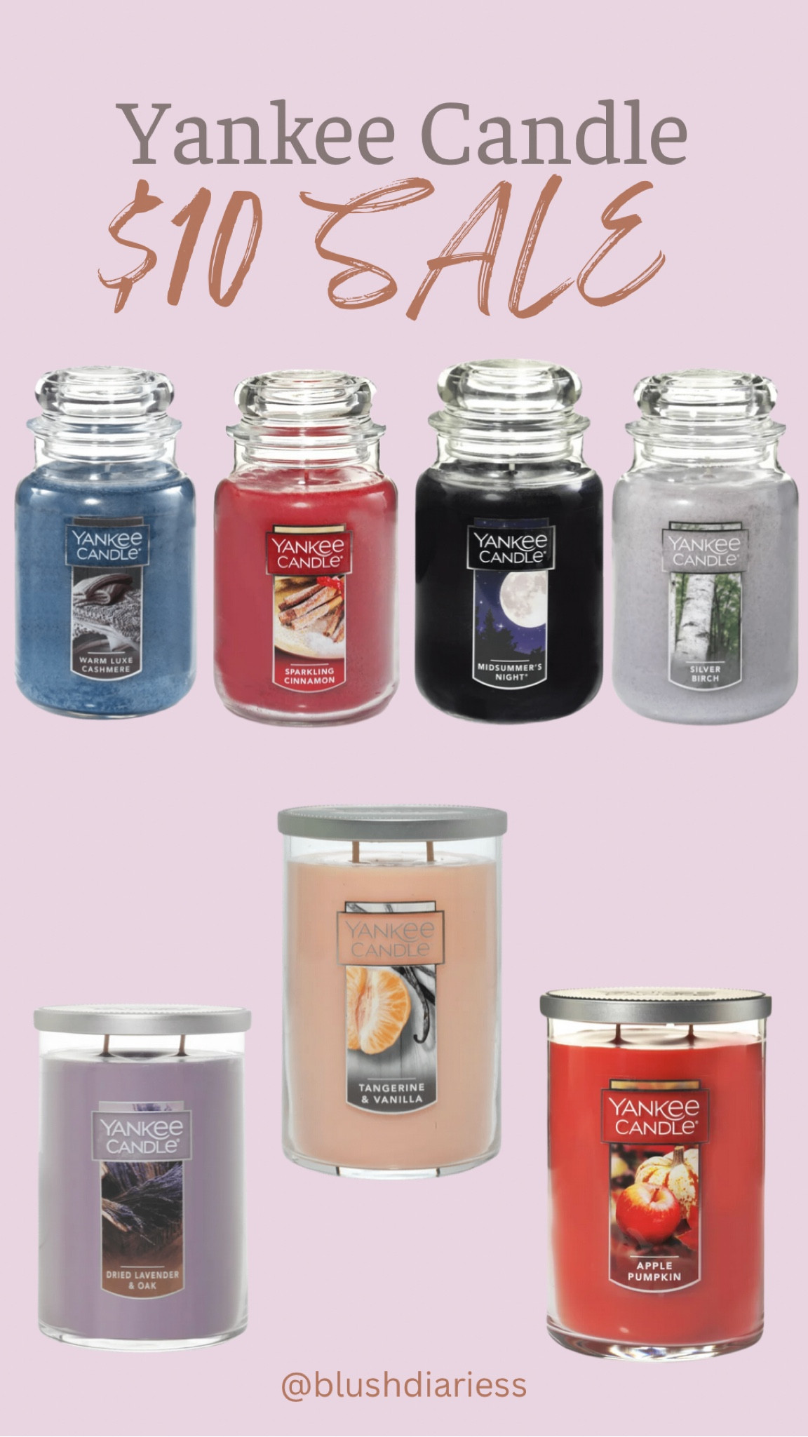 Yankee Candles $10 SALE! #walmart

#LTKSeasonal #LTKCyberweek #LTKHoliday