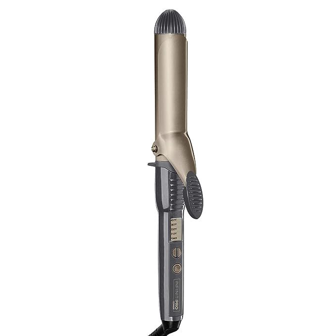 INFINITIPRO BY CONAIR Tourmaline 1 1/4-Inch Ceramic Curling Iron, 1 ¼ inch barrel produces loose... | Amazon (US)