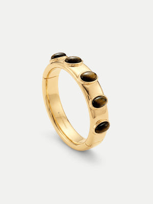 Tiger’s Eye Cabochon Bangle | Veronica Beard