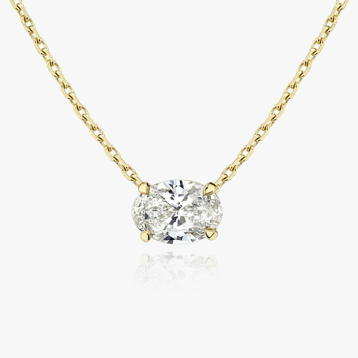 VRAI Solitaire Necklace | Vrai and Oro