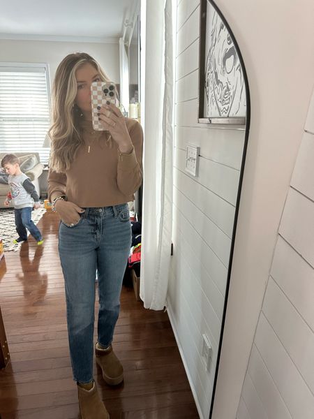 Todays fit for Disney on Ice ⛸️
These may be my new favorite jeans. Wearing normal size 0 

#LTKfamily #LTKstyletip #LTKfindsunder100