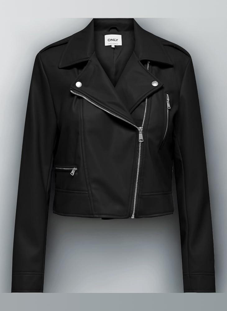 ONLY Carmakoma Damen Carcarmen Faux Leather Biker OTW Noos | Amazon (DE)