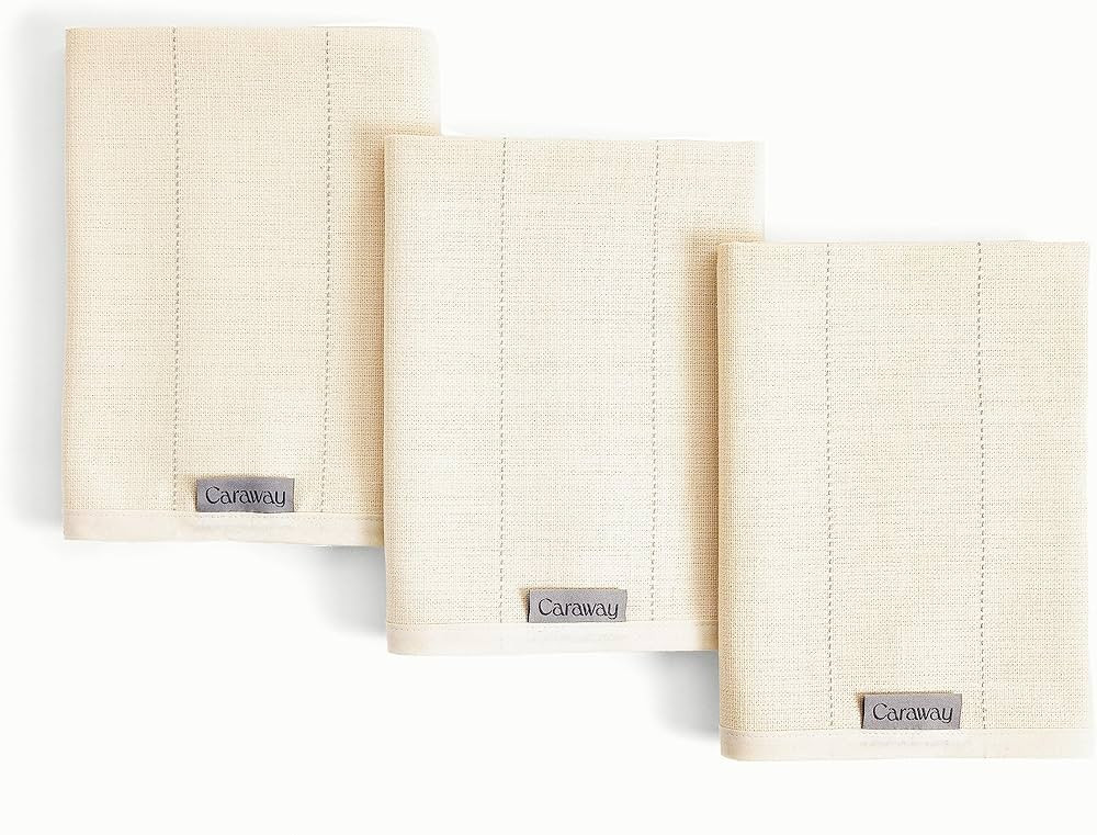 Amazon.com: Caraway Tea Towels - Reusable Dish Towels - Made from 100% Organic Cotton - Highly Ab... | Amazon (US)