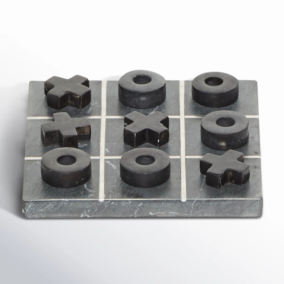 Birch Lane™ 2 Player Stone Tic Tac Toe | Wayfair North America