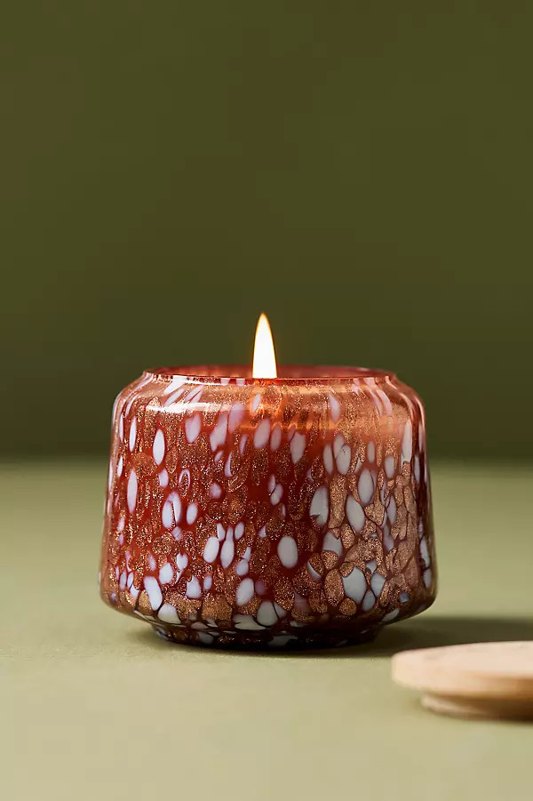 By Anthropologie Fruity Honeycrisp Oakwood Glass Jar Candle | Anthropologie (US)