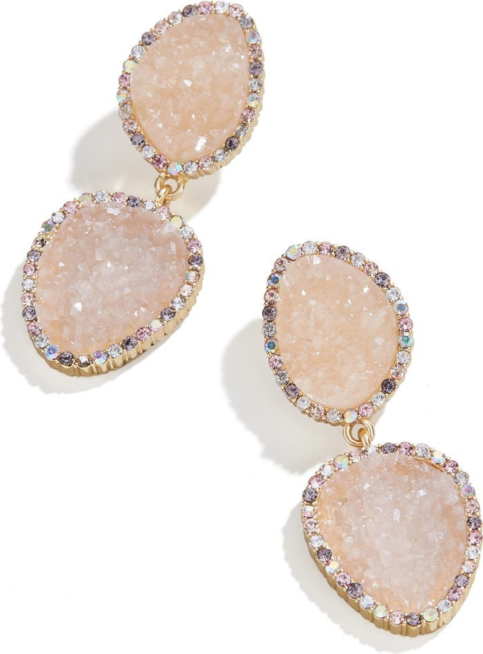 BaubleBar Drusy Two Station Earrings | Nordstrom | Nordstrom