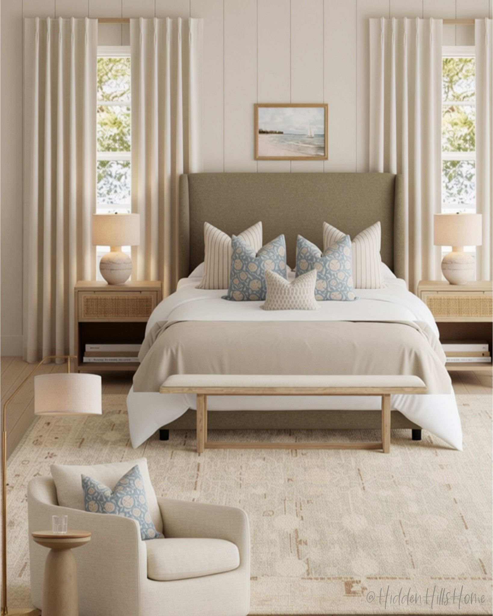 Master Bedroom Decor, bedroom mood board, home decor ideas, bedding, bedroom inspiration, Tilly bed, nightstands, bedroom rug, bedroom dresser #bedroom

#LTKHome #LTKSeasonal #LTKSaleAlert